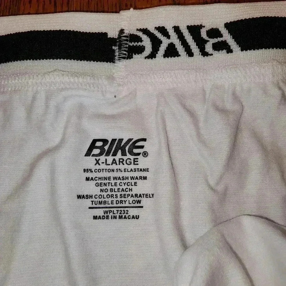 Vintage NOS bike Athletic brief. #7133 no longer produced. White XL - Picture 2 of 6